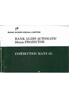 Aldis Ltd Automatic 16 manual. Camera Instructions.